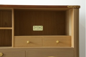 中古　高級品　大阪泉州桐箪笥の名門・初音の総桐箪笥　田中家具製作所　総桐の衣装箪笥　定価約250万円　(R-091206)
