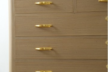 中古　高級品　大阪泉州桐箪笥の名門・初音の総桐箪笥　田中家具製作所　総桐の衣装箪笥　定価約250万円　(R-091206)