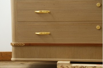 中古　高級品　大阪泉州桐箪笥の名門・初音の総桐箪笥　田中家具製作所　総桐の衣装箪笥　定価約250万円　(R-091206)