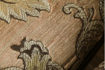 イタリアアンティーク　ロココ調のデザインが優雅なダイニングチェア2脚セット　(R-091222)