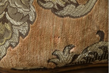 イタリアアンティーク　ロココ調のデザインが優雅なダイニングチェア2脚セット　(R-091222)