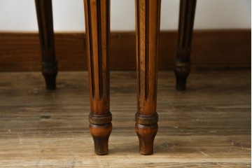 イタリアアンティーク　ロココ調のデザインが優雅なダイニングチェア2脚セット　(R-091222)