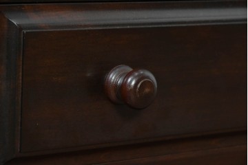中古　美品　松本民芸家具　挽物脚が映えるC型サイドボード　定価約73万円　(R-091225)
