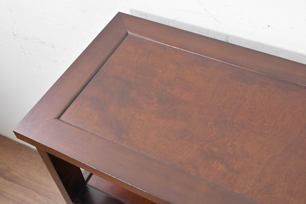 中古　美品　松本民芸家具　#505型　横桟を配した端正な茶箪笥　定価約38万円　(R-091226)