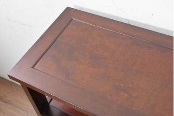 中古　美品　松本民芸家具　#505型　横桟を配した端正な茶箪笥　定価約38万円　(R-091226)
