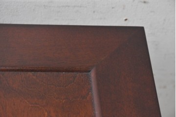 中古　美品　松本民芸家具　#505型　横桟を配した端正な茶箪笥　定価約38万円　(R-091226)