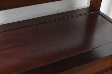 中古　美品　松本民芸家具　#505型　横桟を配した端正な茶箪笥　定価約38万円　(R-091226)