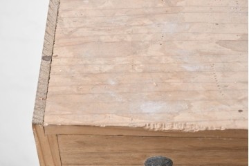 和製アンティーク　大正期　前面桐材　21杯の引き出しを備えた小箪笥　(R-091230)