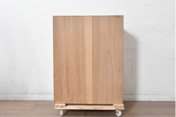 和製アンティーク　大正期　前面桐材　21杯の引き出しを備えた小箪笥　(R-091230)