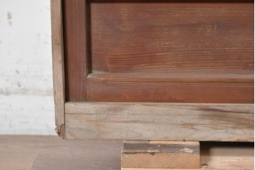 和製アンティーク　大正から昭和初期　大小の収納部を備えたレトロな下駄箱　(R-091234)