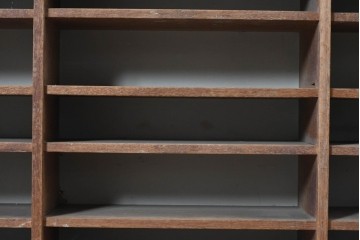 和製ヴィンテージ　昭和中期　小分け収納に便利なオープンラック　(R-091239)