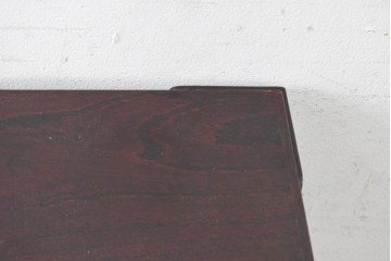 中古　岩谷堂箪笥　桜木作　みちのく飾り棚120　格子戸と重厚な飾り金具が映える茶箪笥　(R-091241)