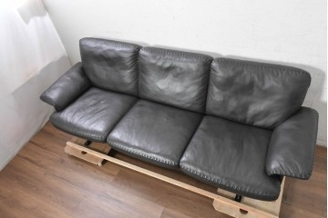 中古　スイス　de Sede(デセデ)　DS-31/103　本革の3人掛けソファ　現行定価約320万円　(R-091248)