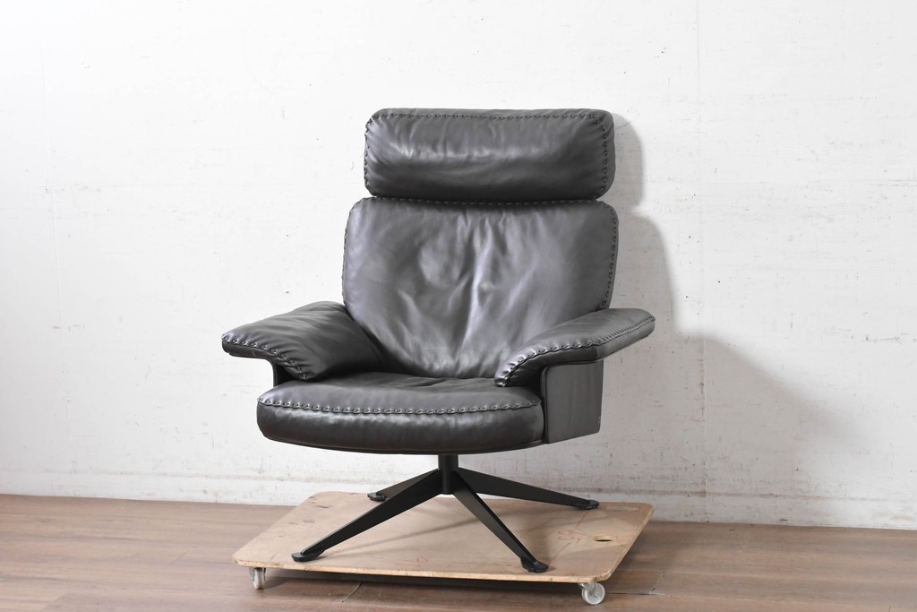 中古　スイス　de Sede(デセデ)　DS-31/111　本革のハイバックチェア　現行定価約190万円　(R-091249)