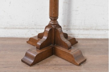 中古　美品　横浜クラシック家具　ノックオンウッド(knockonwood)　上下2段にフックを備えたポールハンガー　(R-091256)