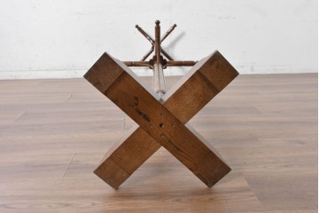 中古　美品　横浜クラシック家具　ノックオンウッド(knockonwood)　上下2段にフックを備えたポールハンガー　(R-091256)