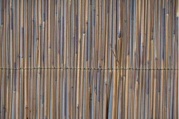 アンティーク建具　昭和初期　黒枠と帯の透かし意匠が印象的な夏戸4枚セット　(R-091266)