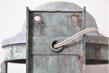 和製アンティーク　昭和初期から昭和中期　大型サイズ　大正ロマン　真鍮製　無骨で存在感のあるウォールライト　(R-091279)