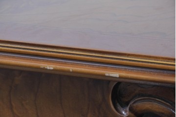 中古　CLイタリア(CLItalia)　花の象嵌と流麗な彫刻が美しいサイドボード　定価約180万円　(R-091288)