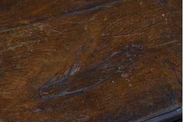 イギリスアンティーク　1800年から1830年頃　約200年前の希少品!!　オーク材　重厚な雰囲気漂うカップボード　(R-091292)
