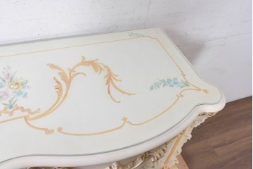 中古　美品　SILIK(シリック)　花柄と立体的な装飾が優美なチェスト　現行定価約300万円　(R-091294)