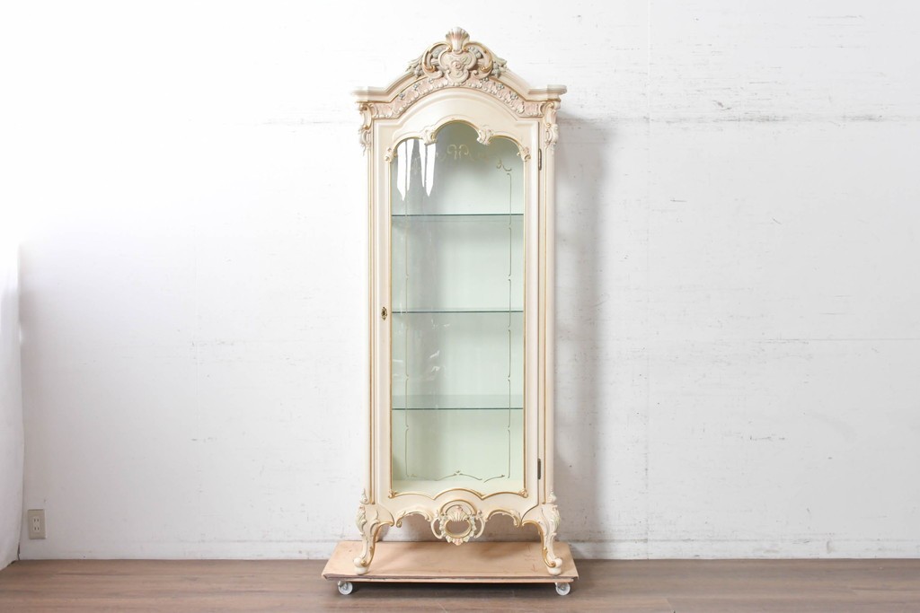 中古　SILIK(シリック)　華やかな立体装飾が印象的なキュリオケース　現行定価約180万円　(R-091295)