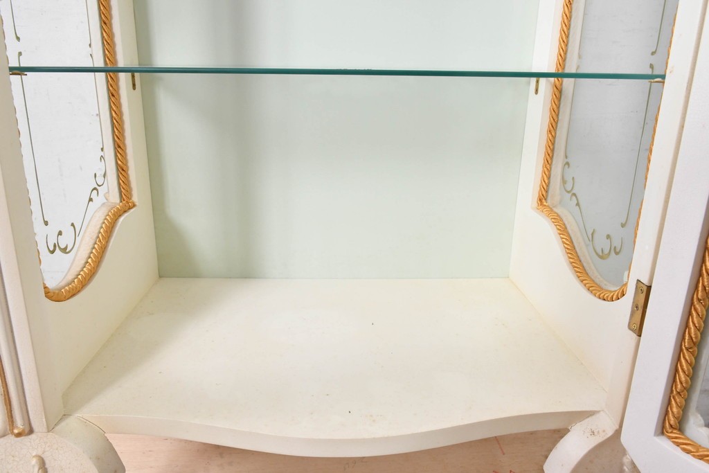 中古　SILIK(シリック)　華やかな立体装飾が印象的なキュリオケース　現行定価約180万円　(R-091295)