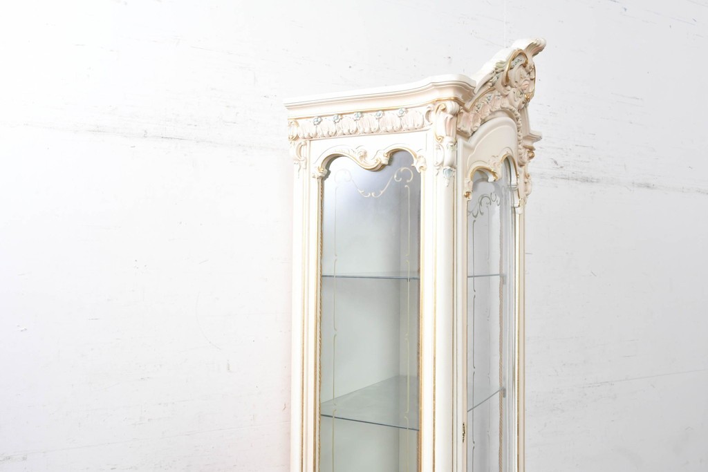 中古　SILIK(シリック)　華やかな立体装飾が印象的なキュリオケース　現行定価約180万円　(R-091295)