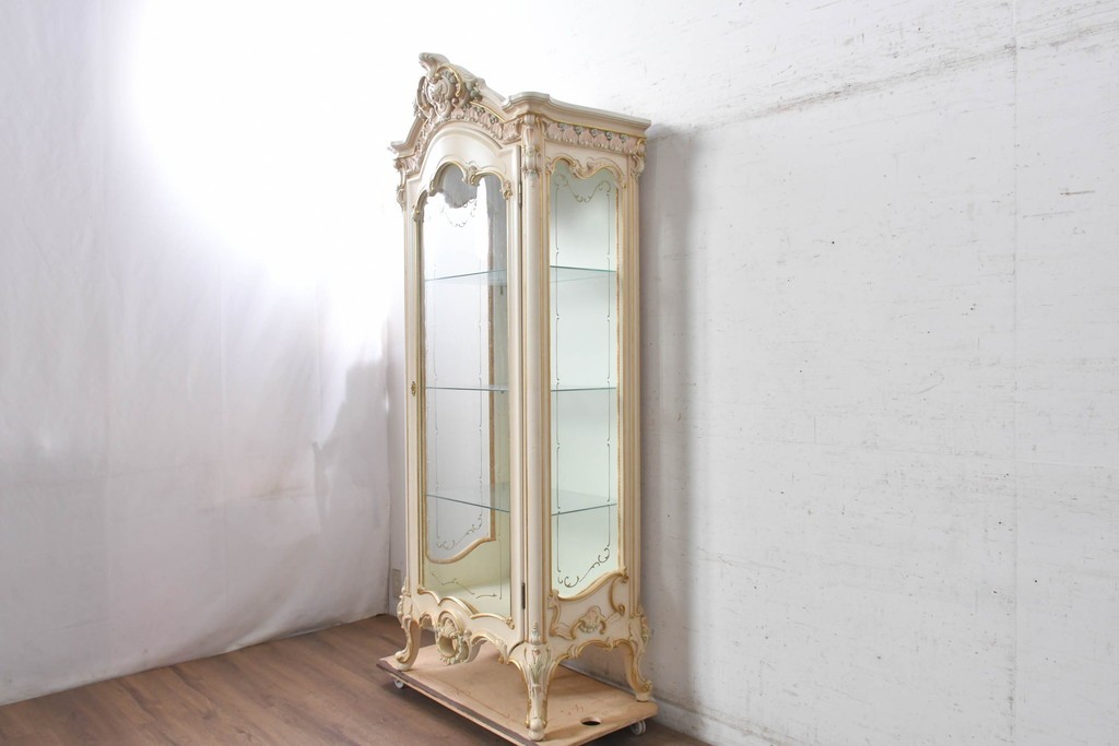 中古　SILIK(シリック)　華やかな立体装飾が印象的なキュリオケース　現行定価約180万円　(R-091295)