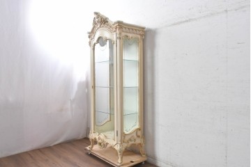 中古　SILIK(シリック)　華やかな立体装飾が印象的なキュリオケース　現行定価約180万円　(R-091295)