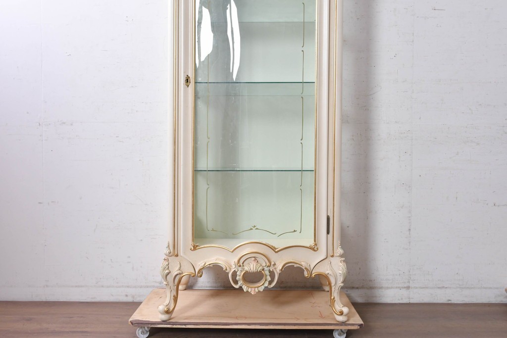 中古　SILIK(シリック)　華やかな立体装飾が印象的なキュリオケース　現行定価約180万円　(R-091295)