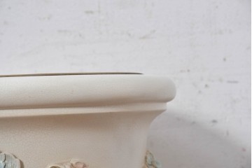 中古　イタリア高級家具　SILIK(シリック)　植物のレリーフ装飾が華やかな傘立て　定価約46万円　(R-091296)
