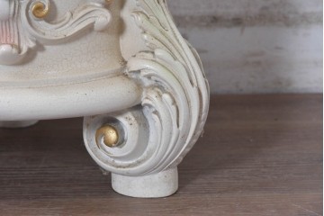 中古　イタリア高級家具　SILIK(シリック)　植物のレリーフ装飾が華やかな傘立て　定価約46万円　(R-091296)