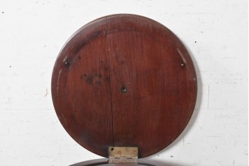イギリスアンティーク　1860年から1880年頃　マホガニー材　大理石　ヴィクトリアン様式　円筒形サイドキャビネット　(R-091310