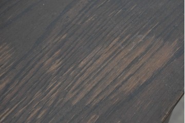 イギリスヴィンテージ　1950年頃　アンティーク調　オーク材　装飾金具を添えるクラシカルなコンソールテーブル　(R-091313)