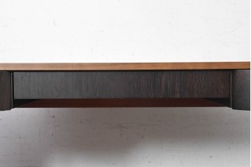 中古　イタリア製　超美品　SMANIA(ズマーニア)　CHIC(シック)　スライド式レザー天板付きデスク　定価約270万円　(R-091316)