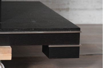 中古　イタリア製　美品　SMANIA(ズマーニア)　中央支柱型のダイニングテーブル　定価約180万円　(R-091318)
