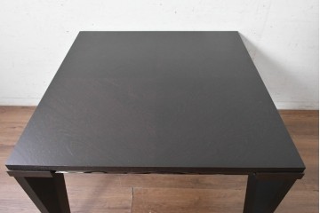 中古　超美品　イタリア高級家具　SMANIA(ズマーニア)　SHARP(シャープ)　木目とシックな色合いが上品なコーヒーテーブル　定価約100万円　(R-091319)
