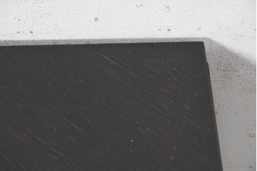 中古　超美品　イタリア高級家具　SMANIA(ズマーニア)　SHARP(シャープ)　木目とシックな色合いが上品なコーヒーテーブル　定価約100万円　(R-091319)