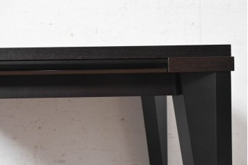中古　超美品　イタリア高級家具　SMANIA(ズマーニア)　SHARP(シャープ)　木目とシックな色合いが上品なコーヒーテーブル　定価約100万円　(R-091319)