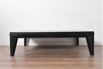 中古　超美品　イタリア高級家具　SMANIA(ズマーニア)　SHARP(シャープ)　シックな色合いとモダンなデザインが魅力のローテーブル　定価約110万円　(R-091321)