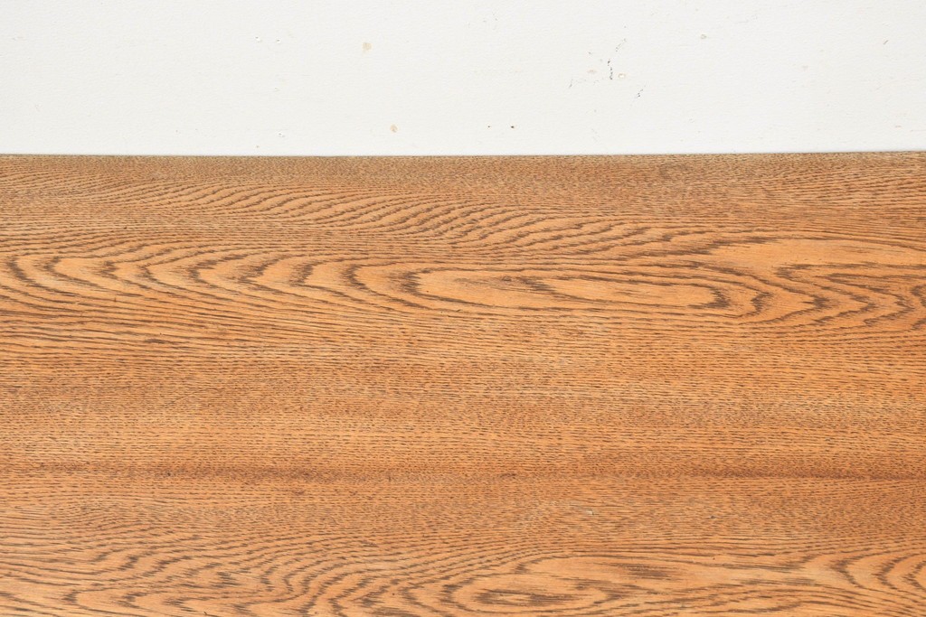 中古　Oak Village(オークヴィレッジ)　ナラ無垢材　豊かな木目を楽しめるシンプルな座卓　(R-091331)