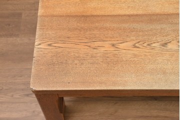 中古　Oak Village(オークヴィレッジ)　ナラ無垢材　豊かな木目を楽しめるシンプルな座卓　(R-091331)