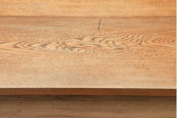 中古　Oak Village(オークヴィレッジ)　ナラ無垢材　豊かな木目を楽しめるシンプルな座卓　(R-091331)
