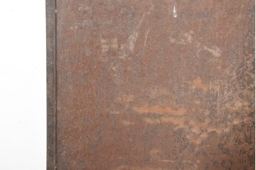 ヴィンテージ建具　昭和中期　無骨な風合いを楽しむ鉄製蔵戸1枚　(R-091335)