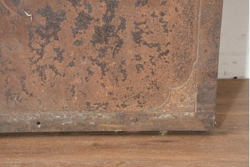 ヴィンテージ建具　昭和中期　無骨な風合いを楽しむ鉄製蔵戸1枚　(R-091335)