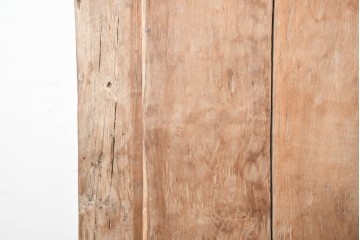 アジアンアンティーク建具　1900年頃　インド　チーク材　サンバースト文様を随所に配した重厚な枠付き両開き門扉2枚(1対)セット　(R-091337)