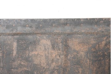 アンティーク建具　明治から大正期　錆色をまとった重厚な鉄板張り蔵戸1枚　(R-091341)