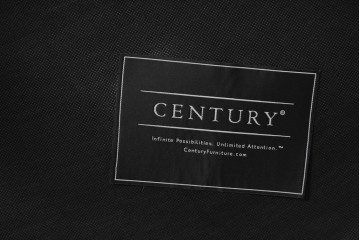 中古　美品　アメリカ最高級ブランド　CENTURY(センチュリー)　ロープツイスト装飾とアンテロープ柄が印象的なサロンチェア　定価約100万円　(R-091343)