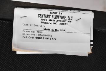 中古　美品　アメリカ最高級ブランド　CENTURY(センチュリー)　ロープツイスト装飾とアンテロープ柄が印象的なサロンチェア　定価約100万円　(R-091343)